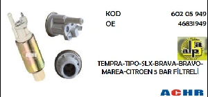 YAKIT POMPASI TEMPRA-TIPO-SLX-BRAVA-BRAVO-MAREA-CITROEN 3 BAR 95L/h - ACHR-60205949 ürün görseli