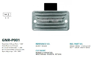 KONJEKTÖR>12V KIABONGO2.7(37300-4Z220)(L,I(R)) - GENON-GNR-P001 ürün görseli 1