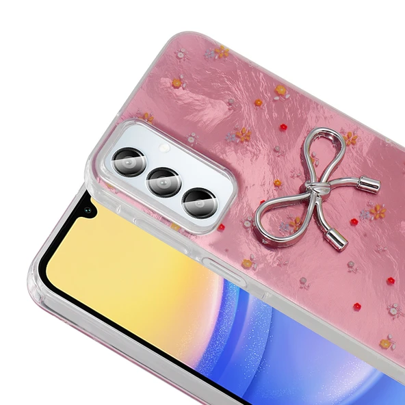 Galaxy A15 Kılıf Kamera Korumalı Figürlü  Ponti Silikon Kapak - Resim 4