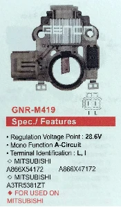 KONJEKTÖR>24V MITSUBISHI(A866X54172-A866X47172-A3TR5381)(L,I) - GENON-GNR-M419 ürün görseli 1