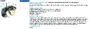 DİYOT TABLOSU-LUC BMC/FATIH KAMYON/MF/FORD TRANSIT/CASE - GAUSS-GA1138 - 1