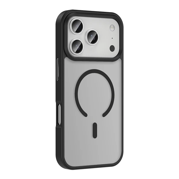 Apple iPhone 17 Pro Max Kılıf M-safe Şarj Özellikli Mat Arka Yüzey Zore Sio Kapak - 7
