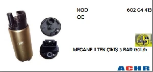 YAKIT POMPASI RENAULT MEGANE II TEK ÇIKIŞ 3 BAR 130L/h FİLTRELİ - ACHR-60204413