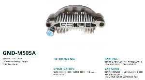 DİYOT TABLASI>KIA SORENTO/HYUNDAI STAREX CRDI100mm(8DIOT) - GENON-GND-M505A ürün görseli 1