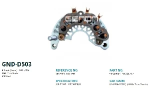 DİYOT TABLASI>CHEVROLET KALOS/AVEO(GNR-D011KONJ.AIT)(6DIOT)M8 - GENON-GND-D503