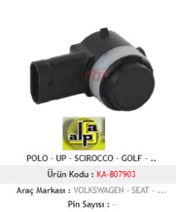 PARK SENSÖRÜ-VOLKSWAGEN - SEAT - SKODA - AUDI - PORSCHE - MCAR-KA807903 ürün görseli 1