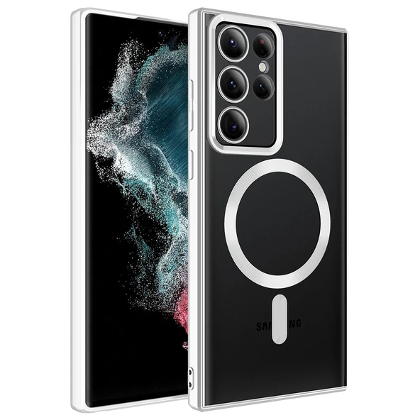 Galaxy S22 Ultra Kılıf M-safe Wireless Şarj Özellikli  Setro Silikon ürün görseli