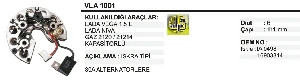 DİYOT TABLASI-LADA VEGA / NİVA   KAPASITORLU - VERTEX-LA1001 ürün görseli 1