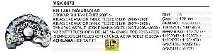 DİYOT TABLASI-ISKRA TİP SULTAN OTOKAR 125/DEUTZ BF4M - VERTEX-SK0070 - 1