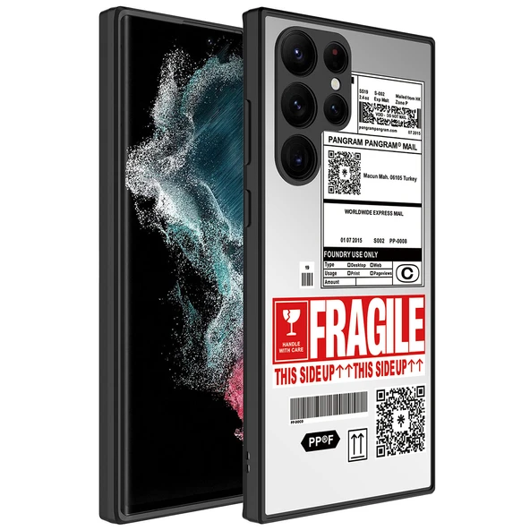 Galaxy S22 Ultra Kılıf Aynalı Desenli Kamera Korumalı Parlak  Mirror Kapak ürün görseli