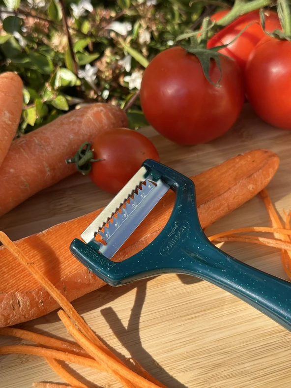 Solingen Yeşil Jülyen Soyacak – Paslanmaz Alman Çeliği, Ergonomik Sap, Orijinal (Tekli) - Resim 2