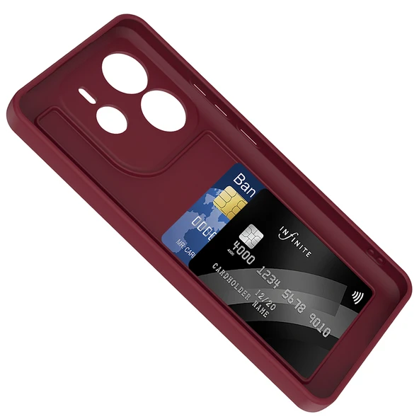 Xiaomi Redmi Note 14 4G Kılıf Kamera Korumalı Kartlık Hazneli  Vitra Kapak - Resim 4