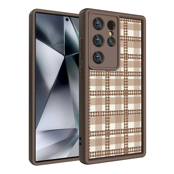 Galaxy S23 Ultra Kılıf Kamera Korumalı Baskılı Arka Yüzey  Klas Kapak - Resim 2