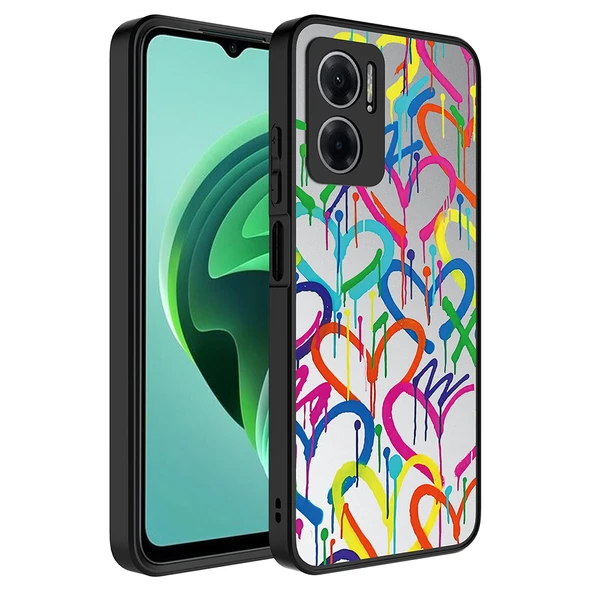 Xiaomi Redmi 10 5G Kılıf Aynalı Desenli Kamera Korumalı Parlak  Mirror Kapak ürün görseli