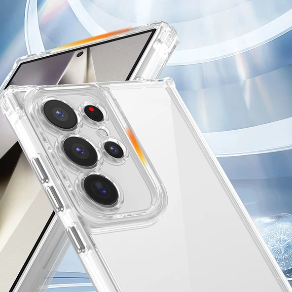 Galaxy S24 Ultra Kılıf Airbagli Takılabilir Askı Aparatlı  Snap Silikon Kapak - Resim 6