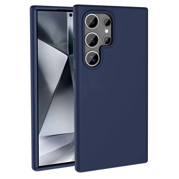 Galaxy S23 Ultra Kılıf M-safe Şarj Özellikli Sıvı Teknolojili Silinebilir Sert  Kivi Kapak ürün görseli