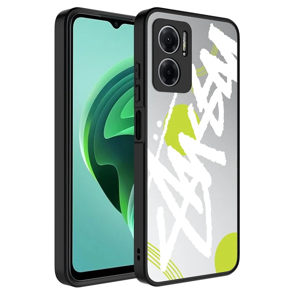 Xiaomi Redmi 10 5G Kılıf Aynalı Desenli Kamera Korumalı Parlak  Mirror Kapak ürün görseli