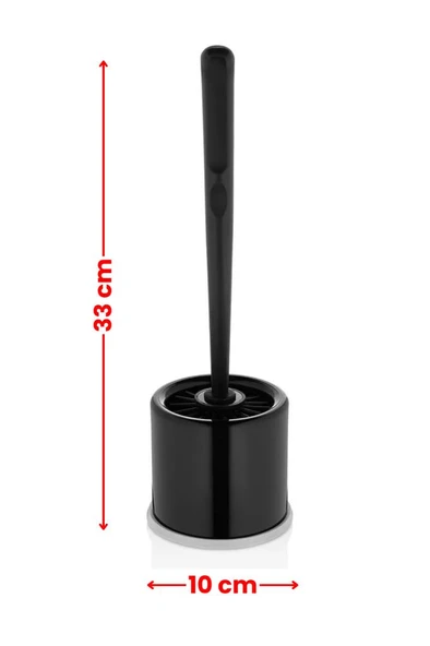 Silikon Başlıklı Klozet Fırça Takımı Yuvarlak, Klozet Banyo WC Tuvalet Temizlik Fırça Seti - Resim 7