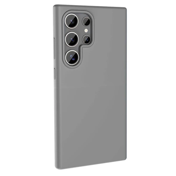 Galaxy S23 Ultra Kılıf M-safe Şarj Özellikli Sıvı Teknolojili Silinebilir Sert  Kivi Kapak - Resim 4