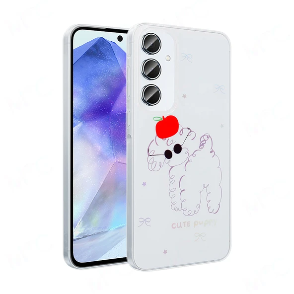 Galaxy S24 FE Kılıf Şeffaf Figürlü  Folk Sert Kapak ürün görseli