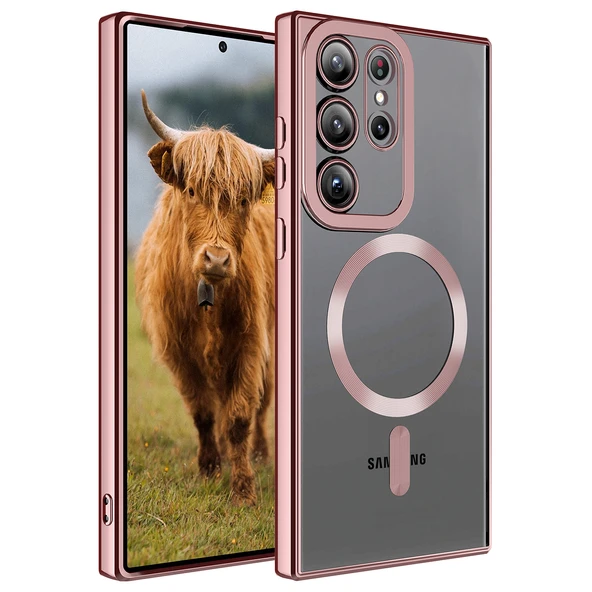 Galaxy S23 Ultra Kılıf M-safe Wireless Şarj Özellikli  Setro Silikon ürün görseli