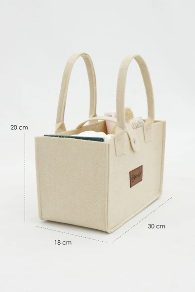 mordesign Taşınabilir Keçe Çanta Yenidoğan Alt Açma, Kadın Çantası, Ev & Seyahat Düzenleyici Organizer - 4