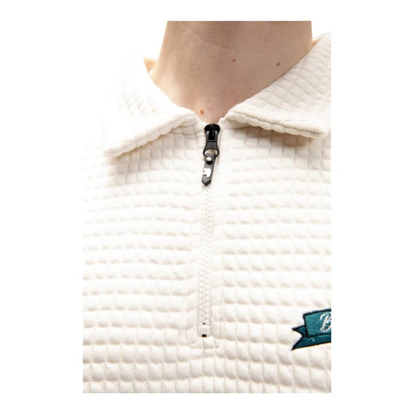 Erkek Sweatshirt Diez Si̇yah Yarım Fermuarlı - Resim 10