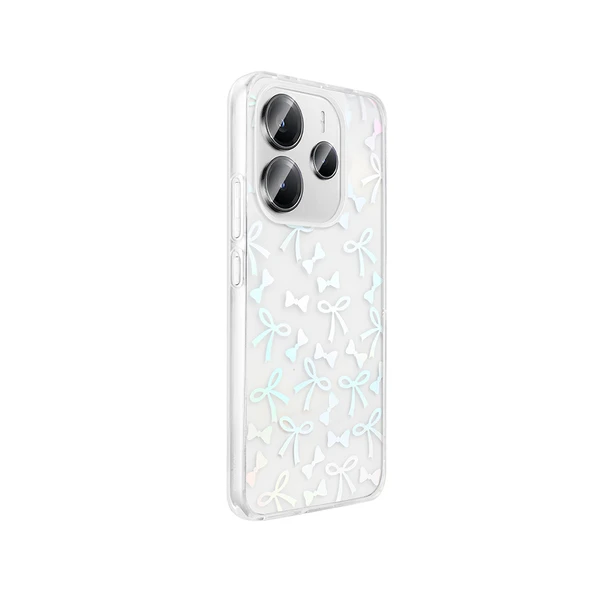 Xiaomi Redmi Note 14 4G Kılıf Şeffaf Figürlü  Folk Sert Kapak - Resim 6