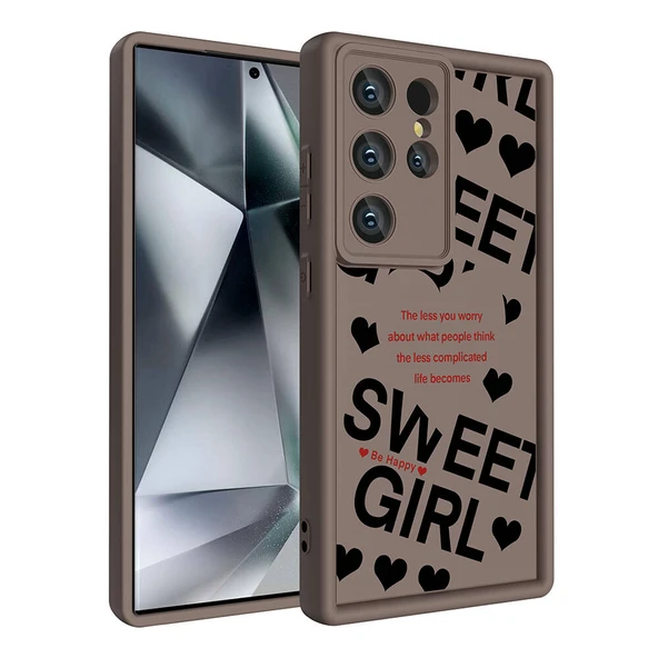 Galaxy S23 Ultra Kılıf Kamera Korumalı Baskılı Arka Yüzey  Klas Kapak - Resim 5