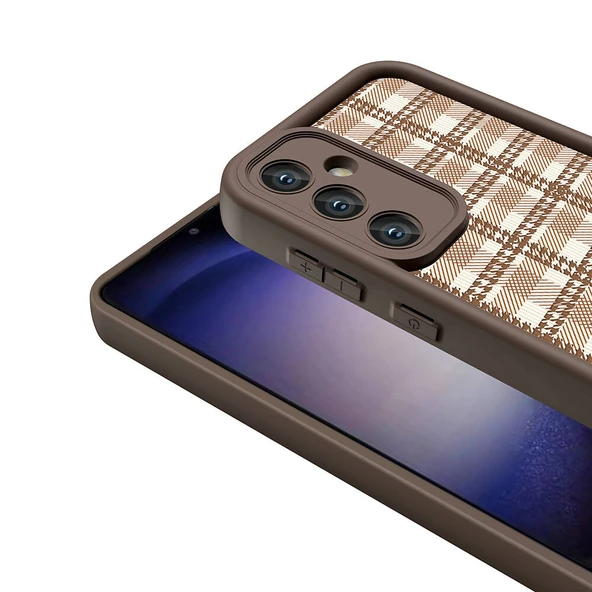 Galaxy S24 Kılıf Kamera Korumalı Baskılı Arka Yüzey  Klas Kapak - Resim 7