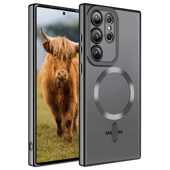 Galaxy S23 Ultra Kılıf M-safe Wireless Şarj Özellikli  Setro Silikon ürün görseli