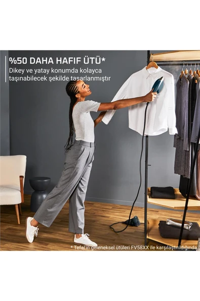 TEFAL Duo Power 2'si 1 arada Buharlı Ütü ve Buharlı Düzleştirici - 5