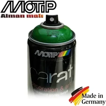 Motip Carat Ral 6002 Yaprak Yeşili Sprey Boya 400 ml Germany