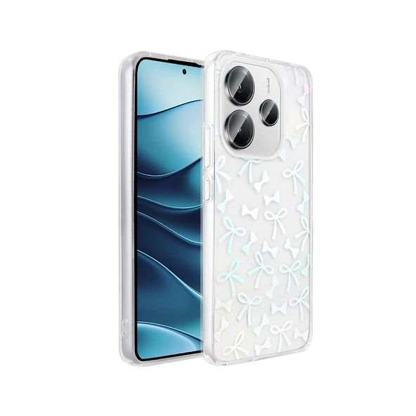 Xiaomi Redmi Note 14 4G Kılıf Şeffaf Figürlü  Folk Sert Kapak ürün görseli