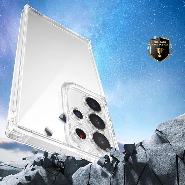 Galaxy S24 Ultra Kılıf Airbagli Takılabilir Askı Aparatlı  Snap Silikon Kapak - Resim 7