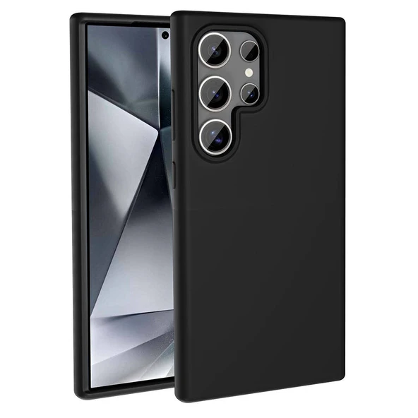 Galaxy S24 Ultra Kılıf M-safe Şarj Özellikli Sıvı Teknolojili Silinebilir Sert  Kivi Kapak ürün görseli