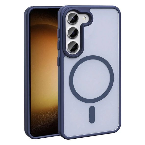 Galaxy S23 Kılıf M-safe Şarj Özellikli Mat Arka Yüzey  Sio Kapak ürün görseli