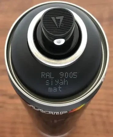 Motip Carat Ral 9005 Mat Siyah Sprey Boya 400 ml Germany