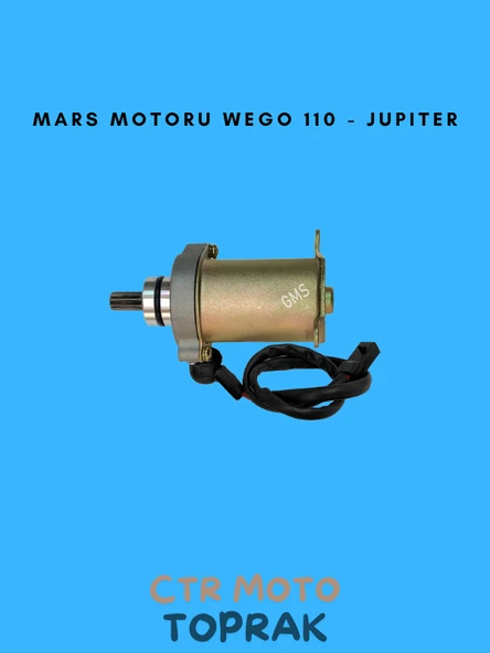 Wego 110 – Jupiter Marş Motoru | Motosiklet Elektrikli Çalıştırma Sistemi - 1