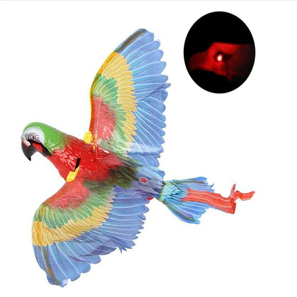 Uçan Papağan Kedi Oyuncağı - Resim 2