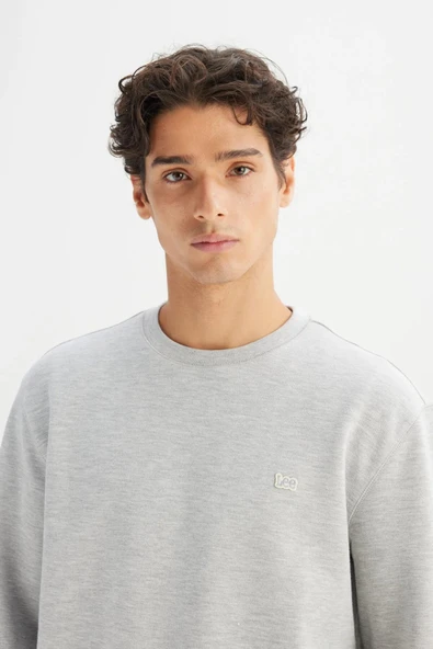 Lee Erkek Baskılı Sweatshirt L252030836 - Resim 4