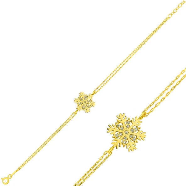 Supertrend ​gümüş Gold Kar Tanesi Bayan Bileklik ürün görseli