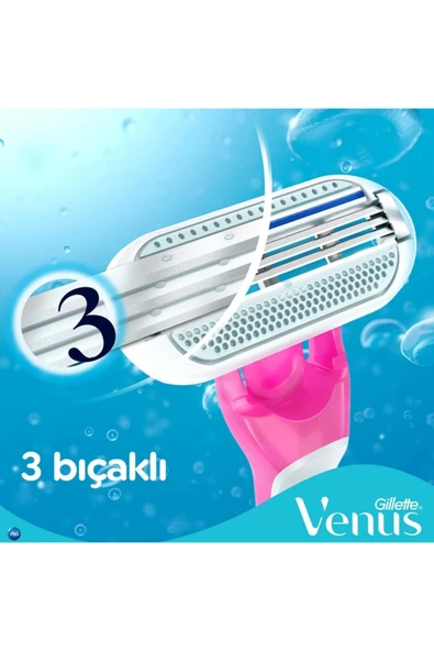 Gillette Venus Tropical Kullan At Tıraş Bıçağı 3 Adet - 4