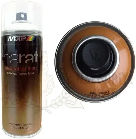 Motip Carat Ral 8001 Sütlü Kahve Sprey Boya 400 ml Germany - 2