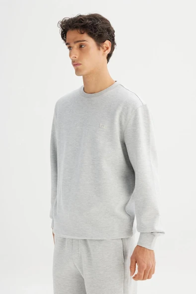 Lee Erkek Baskılı Sweatshirt L252030836 - Resim 3