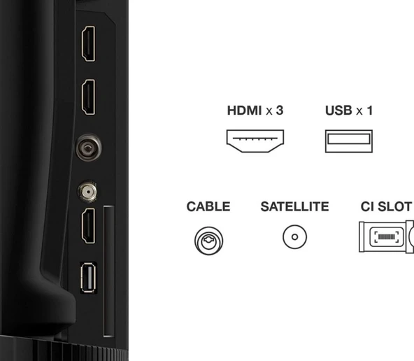 TCL 50T6C 4K Ultra HD 50" 127 Ekran Uydu Alıcılı Google Smart QLED TV - Resim 3