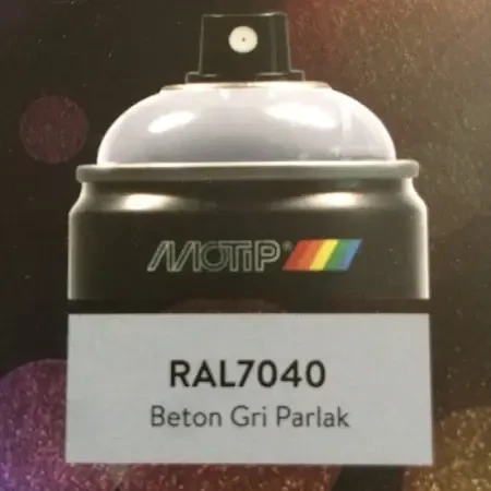 Motip Carat Ral 7040 Beton Gri Sprey Boya 400 ml Germany - 2