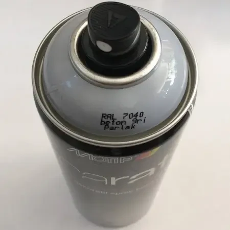 Motip Carat Ral 7040 Beton Gri Sprey Boya 400 ml Germany