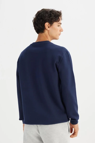 Lee Erkek Baskılı Sweatshirt L2520308411 - Resim 5