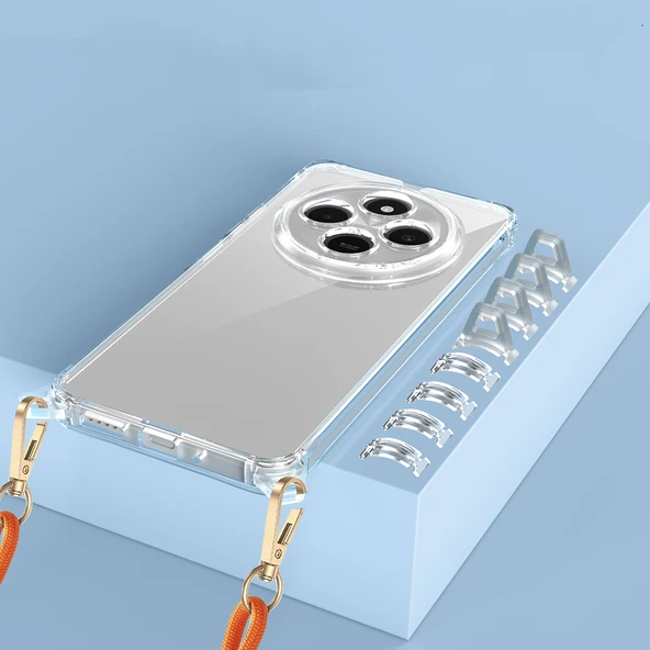 Xiaomi Redmi 14C 4G Kılıf Airbagli Takılabilir Askı Aparatlı  Snap Silikon Kapak - Resim 5